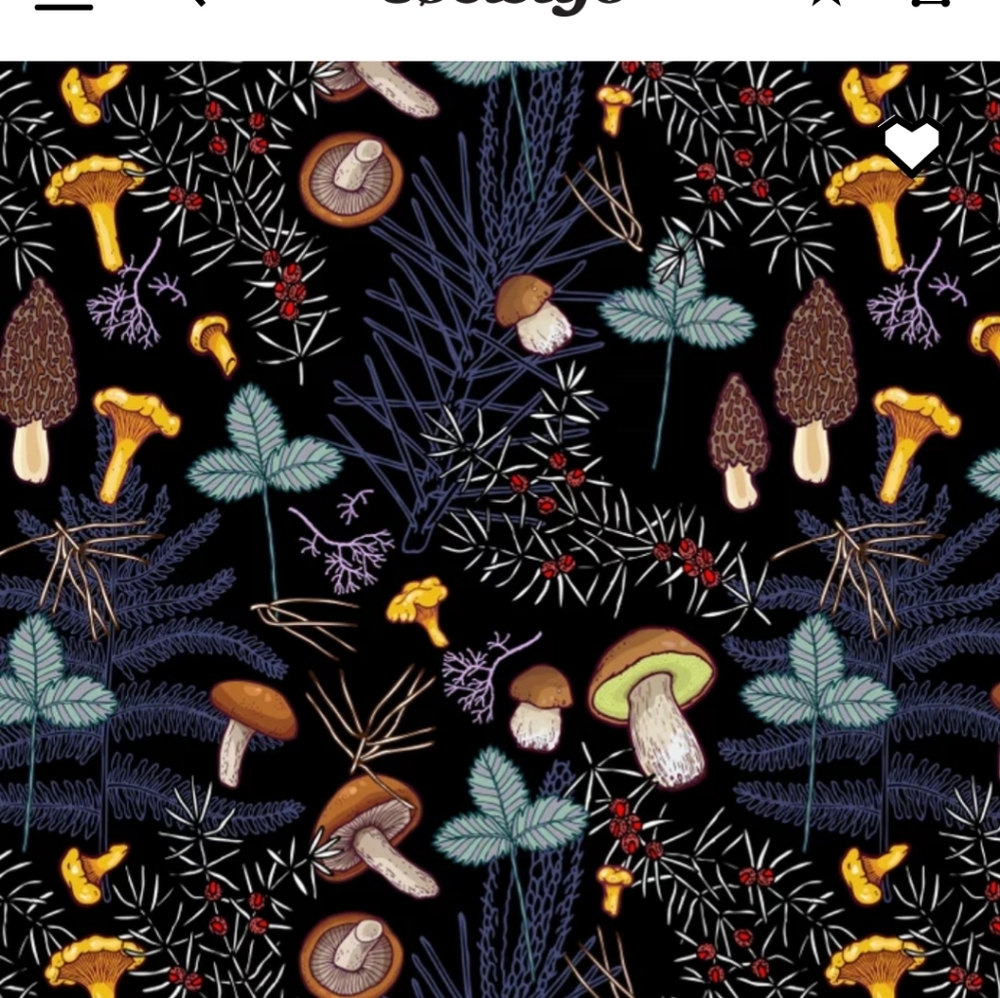 Dark wild Forest comforter